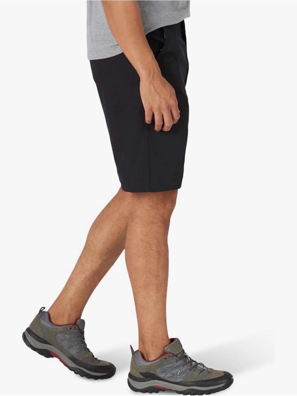 Wrangler Men's Outdoor Performance Utility Zip Cargo Shorts Black Size 36 - Picture 3 of 10